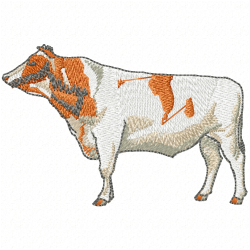Cows Embroidery Design 3 Cows Embroidery Design 3